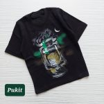 تیشرت مشکی طرح فانوس(۲ تا 6 سال)