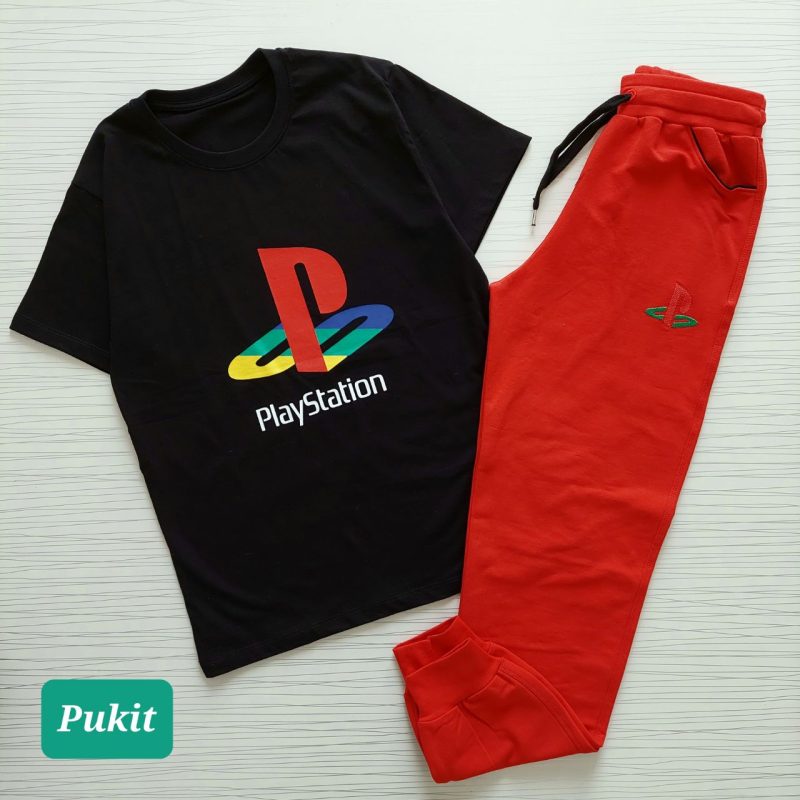 تیشرت شلوار پسرانه طرح پلی استیشن نوجوان(10 تا ۱۵ سال) - Image 2