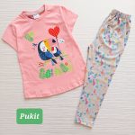 تیشرت شلوار دخترانه طرح توکان(۳ تا ۹ سال) - Image 2