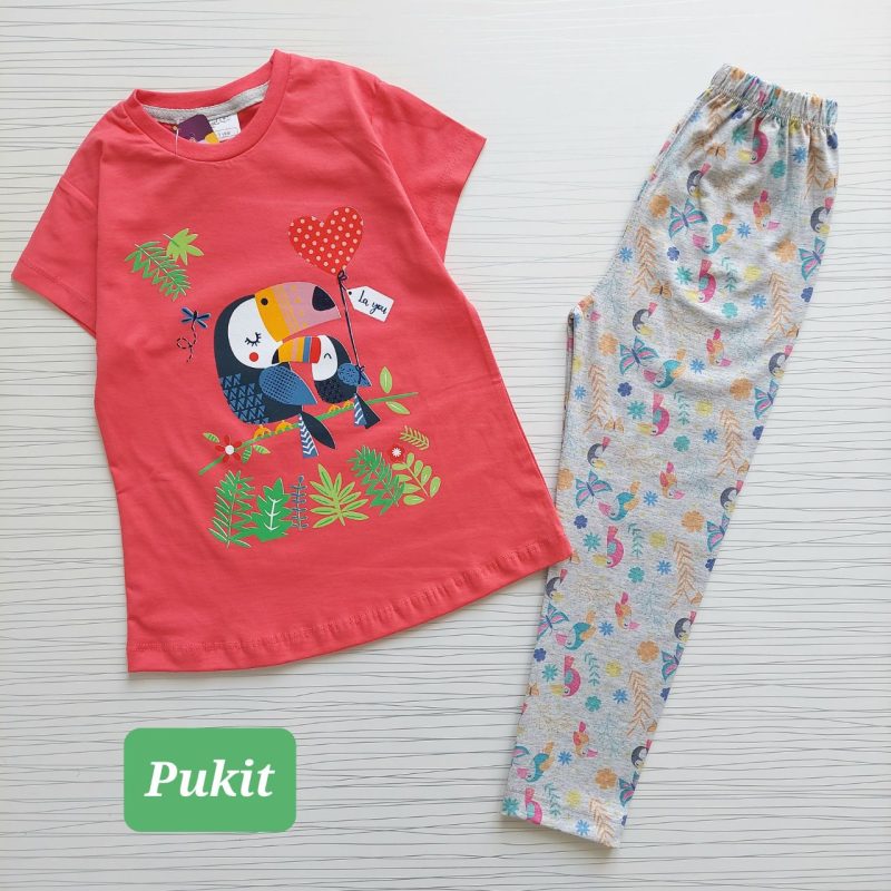 تیشرت شلوار دخترانه طرح توکان(۳ تا ۹ سال) - Image 7