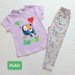 تیشرت شلوار دخترانه طرح توکان(۳ تا ۹ سال) - Image 3