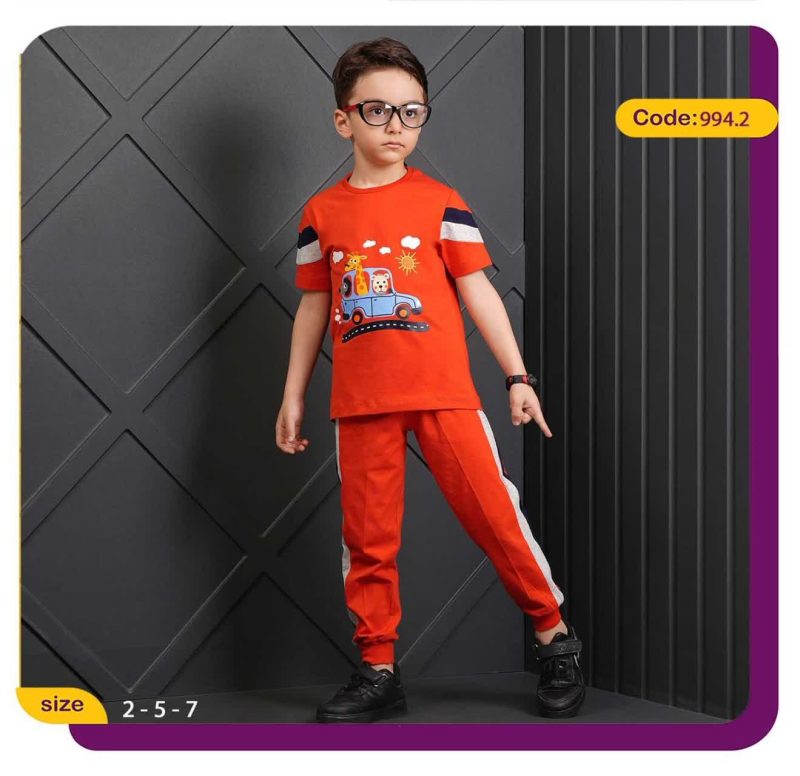 تیشرت شلوار دوستان ماشین سوار(۲ تا ۸ سال) - Image 6