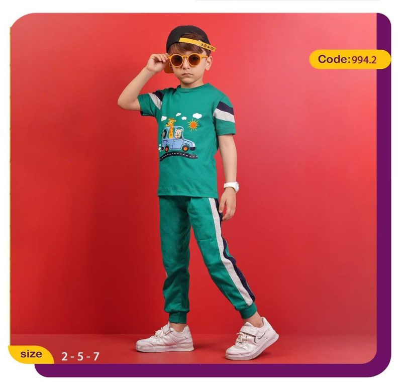 تیشرت شلوار دوستان ماشین سوار(۲ تا ۸ سال) - Image 5