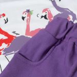 تیشرت شلوارک کتان دخترانه طرح فلامینگو(۲ تا ۹ سال) - Image 6
