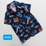 پیراهن نخی پسرانه طرح نخل(۵ تا ۹ سال)