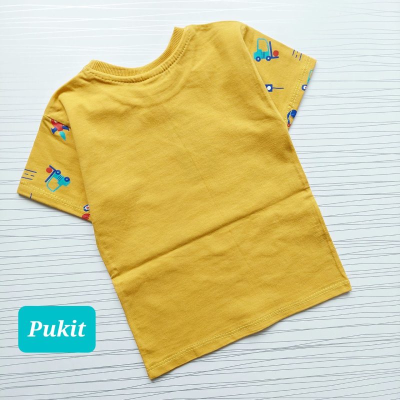 تیشرت تک پسرانه طرح بیل‌مکانیکی(۱ تا ۵ سال) - Image 5