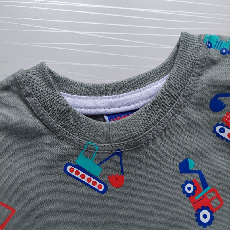 تیشرت تک پسرانه طرح بیل‌مکانیکی(۱ تا ۵ سال) - Image 9
