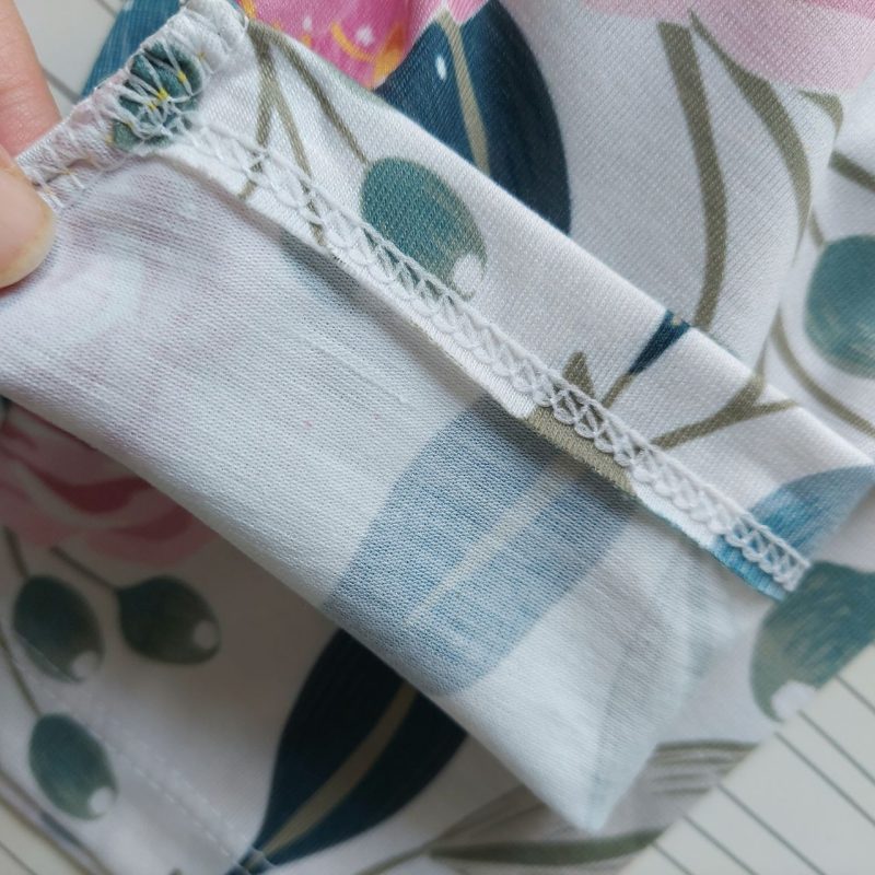 تیشرت شلوارک دخترانه گل آبی نگین‌دار(۶ تا ۱۴ سال) - Image 5