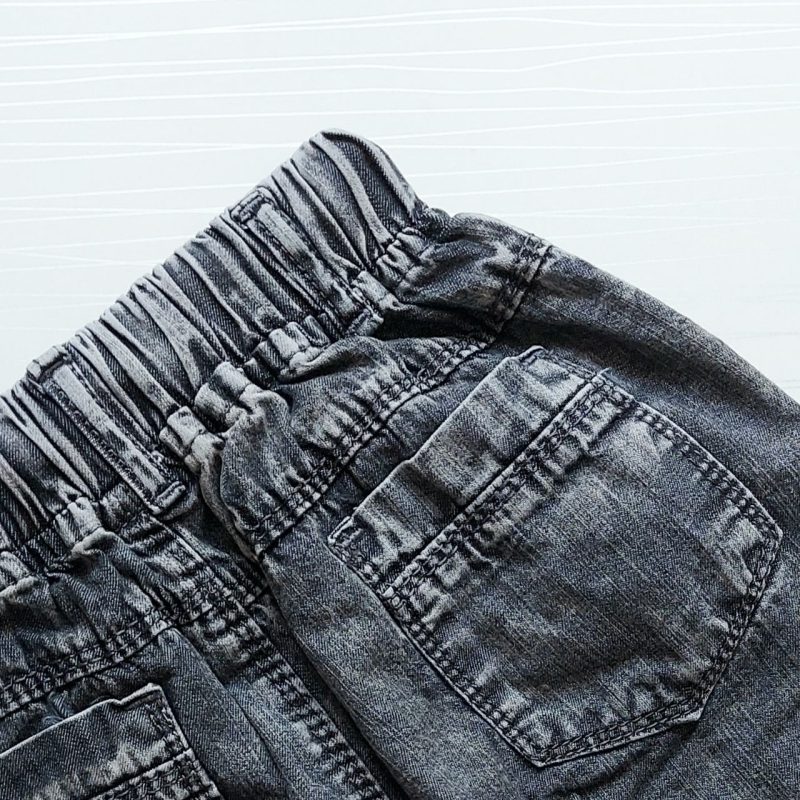 شلوارک برمودا جین ذغالی پسرانه(۵ تا ۱۲ سال) - Image 3