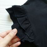 بلوز مشکی دخترانه آستین بلند طرح گنبد(۲ تا ۱۱ سال) - Image 2