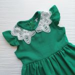 پیراهن لینن قلابدوزی طرح غدیر(۴ تا ۱۰ سال) - Image 6