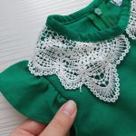 پیراهن لینن قلابدوزی طرح غدیر(۴ تا ۱۰ سال) - Image 4