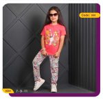 تیشرت شلوار دخترانه طرح گلستان(۶ تا ۱۱ سال) - Image 5