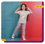 تیشرت شلوار دخترانه طرح گلستان(۶ تا ۱۱ سال) - Image 7