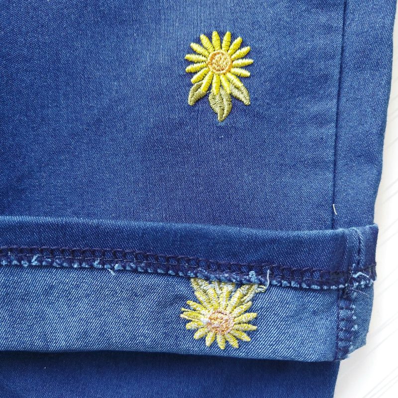 تیشرت شلوارک دخترانه طرح آفتاب گردون(۲ تا ۷ سال) - Image 4