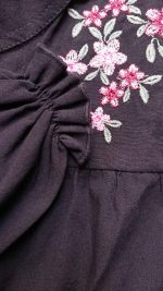 شومیز مشکی دخترانه گلدوزی ماهک(۴ تا ۱۰ سال) - Image 2