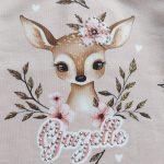 تیشرت شلوار دخترانه طرح آهو(۱ تا ۱۵ سال) - Image 4