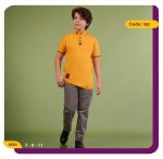 تیشرت تک پسرانه یقه‌ دیپلمات(۶ تا ۱۱ سال) - Image 5