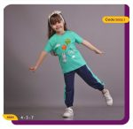تیشرت شلوار دخترانه طرح بادکنک(۲ تا ۸ سال) - Image 4