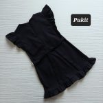 سارافون مشکی دخترانه طرح دخترک تاج(۲ تا ۹ سال) - Image 4