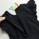 سارافون مشکی دخترانه طرح دخترک تاج(۲ تا ۹ سال) - Image 3