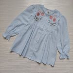 شومیز آستین بلند دخترانه طرح تابان(8 تا 14 سال)