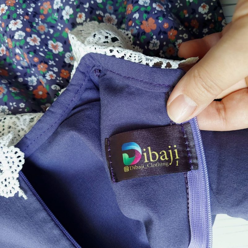 پیراهن دخترانه دامن گل‌گلی دیباجی(۲ تا ۱۰ سال) - Image 6