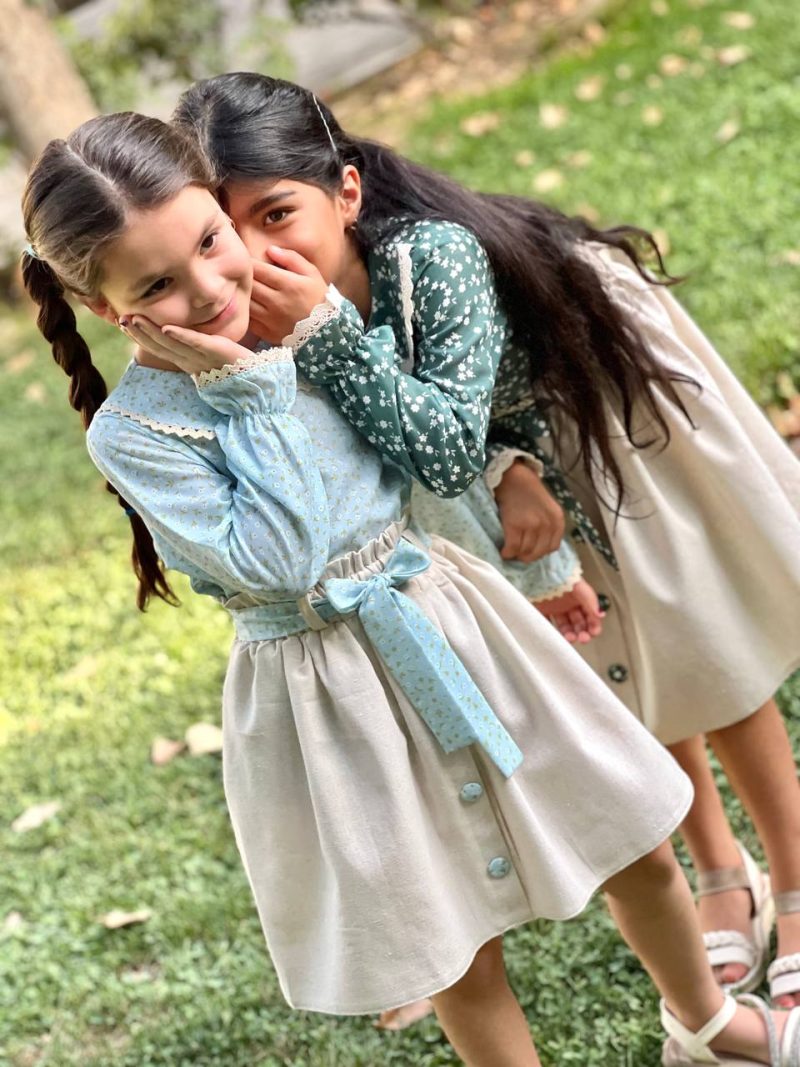 شومیز دامن دخترانه طرح یاسمن(۲ تا ۸ سال) - Image 6