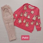 بلوز شلوار دخترانه خرگوش ها آیلی(۲ تا ۹ سال) - Image 2