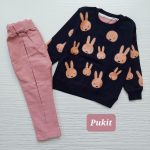 بلوز شلوار دخترانه خرگوش ها آیلی(۲ تا ۹ سال)