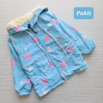 کاپشن پاییزه دخترانه طرح قلب(۵ تا ۹ سال) - Image 3