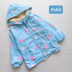 کاپشن پاییزه دخترانه طرح قلب(۵ تا ۹ سال)