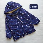 کاپشن پاییزه دخترانه طرح قلب(۵ تا ۹ سال) - Image 2