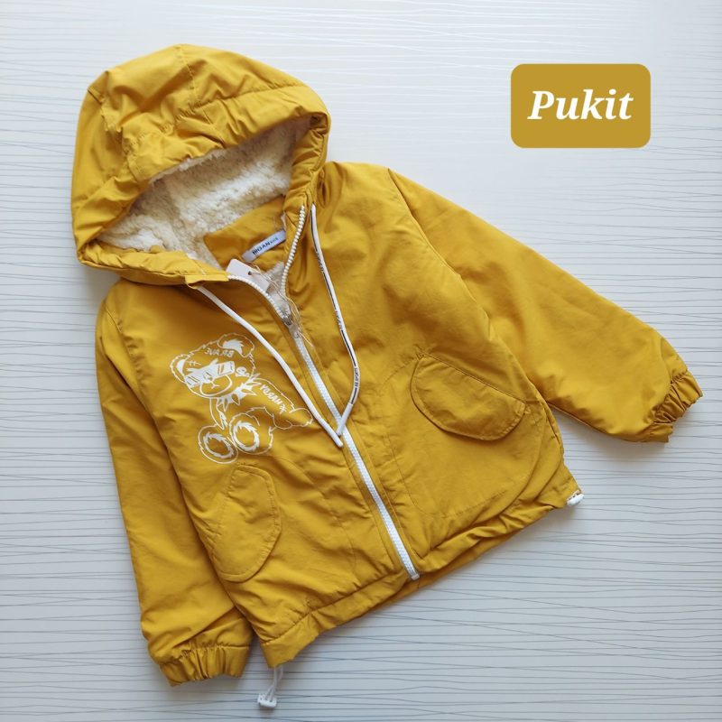 سوییشرت تمام خز طرح خرس شجاع(۳ تا ۹ سال) - Image 4