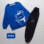 بلوز شلوار پسرانه طرح خرس سلام(۳ تا ۷ سال)