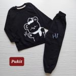 بلوز شلوار پسرانه طرح خرس سلام(۳ تا ۷ سال) - تصویر 2