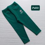 شلوار ساپورتی دخترانه گلدوزی قلب(۱ تا ۹ سال)