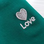 شلوار ساپورتی دخترانه گلدوزی قلب(۱ تا ۹ سال) - Image 5