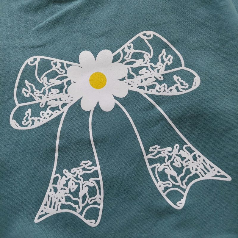 بلوز شلوار دخترانه طرح پاپیون(۲ تا ۸ سال) - Image 4