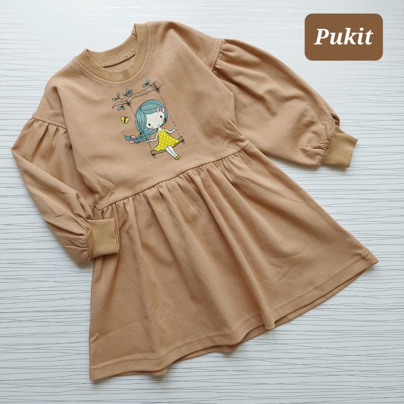 پیراهن دخترانه طرح تاب بازی(۳ تا ۱۰ سال) - Image 4