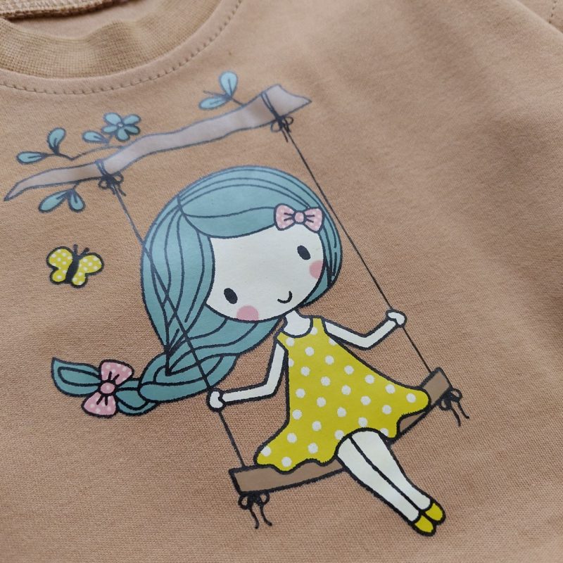 پیراهن دخترانه طرح تاب بازی(۳ تا ۱۰ سال) - Image 5