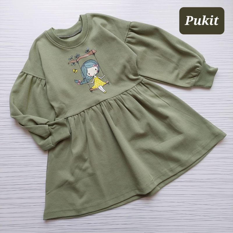 پیراهن دخترانه طرح تاب بازی(۳ تا ۱۰ سال) - Image 2