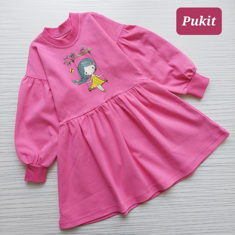 پیراهن دخترانه طرح تاب بازی(۳ تا ۱۰ سال) - Image 3