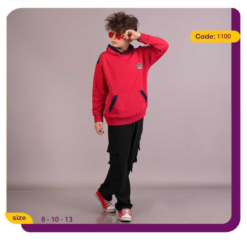 هودی تک پسرانه طرح اتوبوس(۸ تا ۱۳ سال) - Image 6