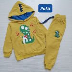 هودی شلوار طرح دایناسور نوازنده(۱ تا ۹ سال) - Image 2