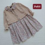 کت و سارافون دخترانه یقه چین دار گلسا(۳ تا ۱۰ سال) - Image 5