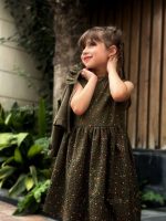 کت و سارافون دخترانه یقه چین دار گلسا(۳ تا ۱۰ سال) - Image 7