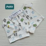 شورت پادار پسرانه طرح فوتبال پک دو عددی(3 تا 10 سال)