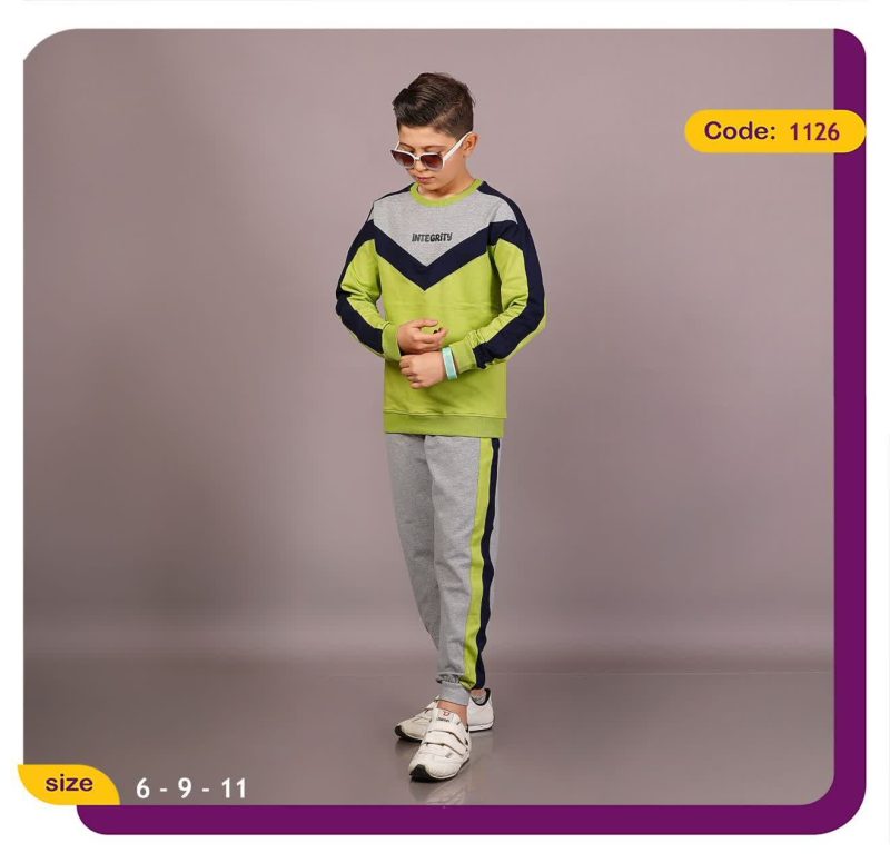 بلوز شلوار پسرانه طرح راستین(6 تا 11 سال) - Image 7