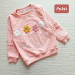 بلوز دخترانه طرح گل برجسته(۲ تا ۸ سال)